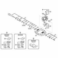 シマノ Y41V98090 PDーT400 ケージ固定ボルト ユニット 右 1セット(3個)（直送品）
