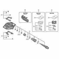 シマノ Y41V98110 PDーT400 体カバー 右/ボルト 1セット(3個)（直送品）
