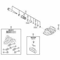 シマノ Y42U14100 PDーR540 クリート取付ボルト 1セット(12個)（直送品）