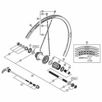 シマノ Y4FL98370 WHーMT15ーA R クイック組 173mm 1セット(4個)（直送品）