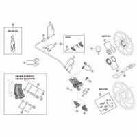シマノ Y8J712100 BRーM615ブリードスペーサSCM 1セット(10個)（直送品）