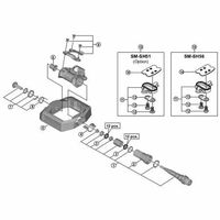 シマノ YL8598010 PDーT421 ケージ右/リフレクタ 1セット(4個)（直送品）