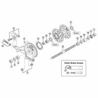 シマノ Y36B06010 ハブ軸 (B.C.7/16’3/8’×185mm) 1セット(5個)（直送品）