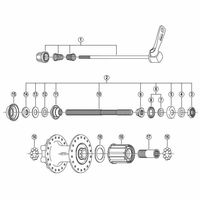 シマノ Y3AC09000 調整座金 (0.5mm) 1セット(70個)（直送品）
