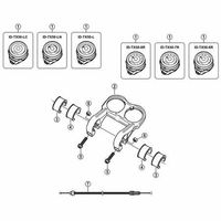 シマノ Y6E338350 インジケーターケーブル (170mm) 1セット(5個)（直送品）