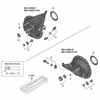シマノ Y8JJ98010 BRーIM45F 固定ボルトユニット 1セット(4個)（直送品）
