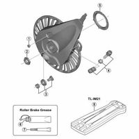 シマノ Y8JT98010 BRーIM81 ケーブルアジャスト ユニット 1セット(3個)（直送品）