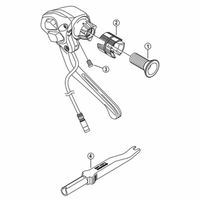 シマノ Y00U00030 STー6871 グリップ アジャストネジ 1セット(6個)（直送品）