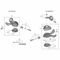 シマノ Y03K98030 SLーM8000 ボルトユニット 1セット(5個)（直送品）
