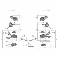 シマノ Y06P05000 SLーM7000 10 カムプレート 右 1セット(20個)（直送品）