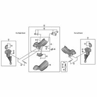 シマノ Y0BF98060 STーR9100 ユニットカバー 右/ネジ 1セット(5個)（直送品）
