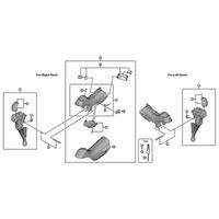 シマノ Y0BG48000 STーR9100 グリップ アジャスト ネジ 1セット(10個)（直送品）