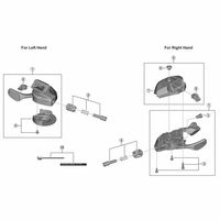 シマノ Y0FA44000 SLーM9100ーI ユニット固定ボルト M5 1セット(8個)（直送品）