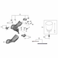 シマノ Y0JT98010 STー4720 ネームプレート左/ネジ 1セット(4個)（直送品）