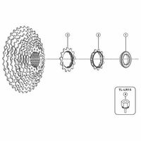 シマノ Y1PG11000 CSーHG5010 スプロケット11T 1セット(3個)（直送品）