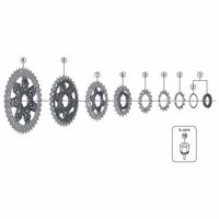 シマノ Y1PU15000 CSーM9000 スプロケット15T 1セット(4個)（直送品）