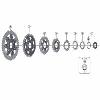 シマノ Y1PU11000 CSーM9000 スプロケット11T 1セット(3個)（直送品）