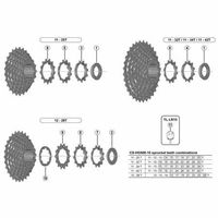 シマノ Y1Z81201N CSー4600 スプロケット 12T 1セット(3個)（直送品）