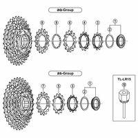 シマノ Y1ZA16441 16Tギア 1セット(3個)（直送品）