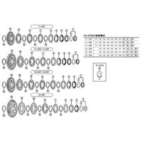 シマノ Y1ZD1900E 19Tギア (12ー25T用) 1セット(3個)（直送品）