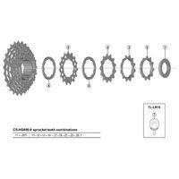 シマノ Y1ZV13000 CSーHG50ー9 スプロケット13T 1セット(4個)（直送品）