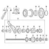 シマノ Y28698050 CBーE110 クラツチコーン クミ 1セット(3個)（直送品）