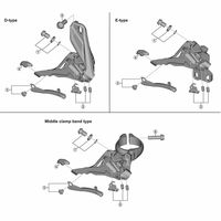 シマノ Y2E098010 FDーM7100 チェーンキャッチャーユニット 1セット(5個)（直送品）