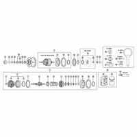 シマノ Y38F16000 SGーS705 右ロックナット 1セット(5個)（直送品）