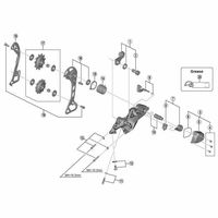 シマノ Y3E443000 RDーM6000 PMカバーGS 1セット(5個)（直送品）