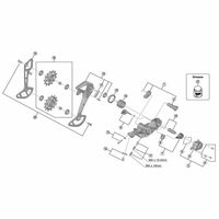 シマノ Y3FA63000RDーM9100P.Mパッキン Y3FA63000 1セット(8個)（直送品）