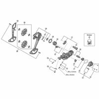 シマノ Y3FW98040 RDーM8100 P体カバー/キャップ 1セット(6個)（直送品）