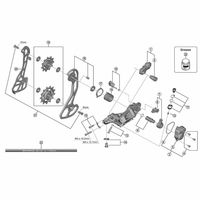 シマノ Y3GE98060 RDーRX810 スタビライザーユニット 1セット(3個)（直送品）