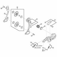 シマノ Y53M24400 プーリーボルト 1セット(10個)（直送品）