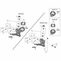 シマノ Y5NF98060 FDー9000 取付ボルト/ザガネ 1セット(4個)（直送品）
