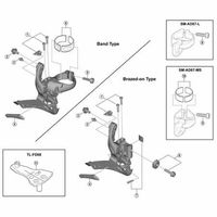 シマノ Y5P122000 FDー6800 コンバーターインサート 1セット(8個)（直送品）