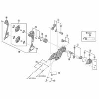 シマノ Y5RS98010 RDーU5000 テンション&ガイドプーリーSET 1セット(3個)（直送品）