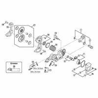 シマノ Y5V508400 左プレート (SSタイプ用) 1セット(3個)（直送品）