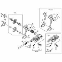 シマノ Y5W710000 左プレート (SGSタイプ用) 1セット(3個)（直送品）
