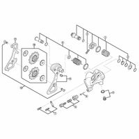 シマノ Y5XX98030 RDー9000 ケーブル固定ボルト/プレート 1セット(4個)（直送品）