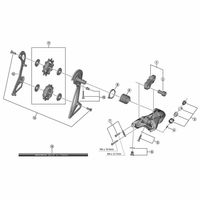 シマノ Y5XX98130 RDー9000 プーリーボルト2PCS 1セット(8個:2個×4個)（直送品）