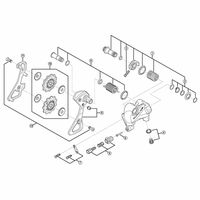 シマノ Y5XX98060 RDー9000 プレート軸組 1セット(3個)（直送品）