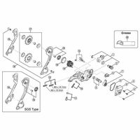 シマノ Y5Y198040 RDーM786 プレート軸/ワッシャ 1セット(3個)（直送品）
