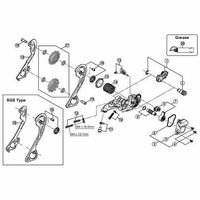 シマノ Y5Y198090 RDーM786 右プレートクミ SGS 1セット(4個)（直送品）