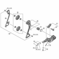 シマノ Y5ZJ98040 RDーT8000 右プレート組立品 1セット(4個)（直送品）