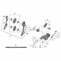 シマノ Y5ZR69000 RDーR9100 B軸 2 1セット(3個)（直送品）