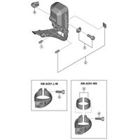 シマノ Y5ZW98020 FDーR9150 クランプボルト/右アダプターワッシャー 1セット(3個)（直送品）