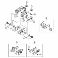 シマノ Y6AM82400 BRー9010 R グリップ アジャスト.ボルト 1セット(10個)（直送品）