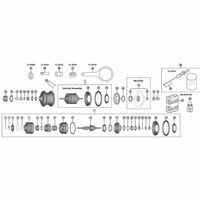 シマノ Y707000Y0 MUーS705 左ロックナット 1セット(3個)（直送品）