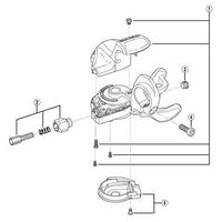 シマノ Y6TA98020 アウターアジャストボルトユニット (右用) 1セット(12個)（直送品）