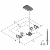 シマノ Y70Z98050 SCーE6000 クランプネジ 2pcs 1セット(8個:2個×4個)（直送品）